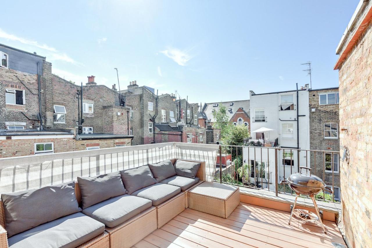 Apartmán Gorgeous 2Bd Flat With Terrace In West Kensington Londýn Exteriér fotografie